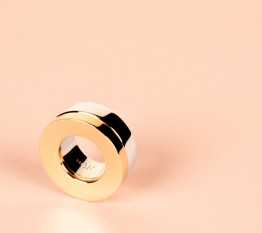 Ringe Bicolour in Roségold und Silber